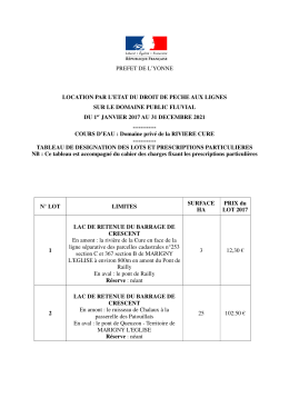 PREFET DE L`YONNE LOCATION PAR L`ETAT DU DROIT DE