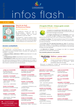 Flash novembre 16 - Ville de Ch&acirc;teaubourg