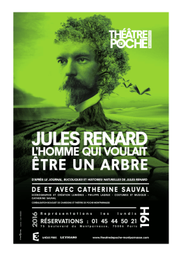 JULeS renarD - Théâtre de Poche