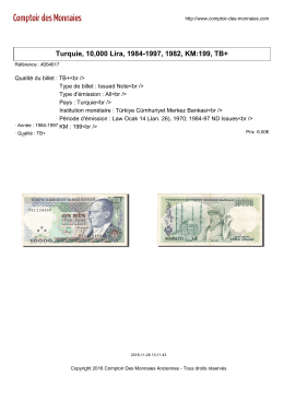 Turquie, 10000 Lira, 1984-1997, 1982, KM:199, TB+