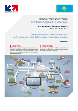 des technologies du num&eacute;rique - Business France &ndash; Tech et services
