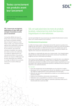 Testez correctement vos produits avant leur lancement