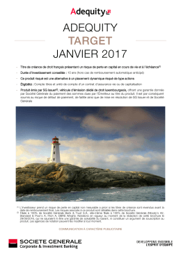 adequity target janvier 2017