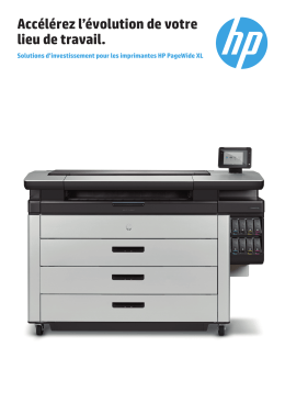 HPFS Solutions for PageWide XL printers (French)