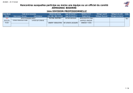 voir le programme... - Comite armagnac bigorre