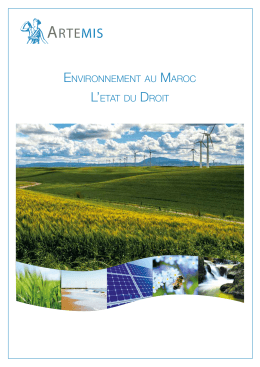 EnvironnEmEnt au maroc L`Etat du droit