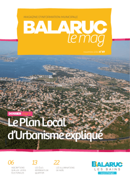 Le Plan Local d`Urbanisme expliqué - Balaruc-les