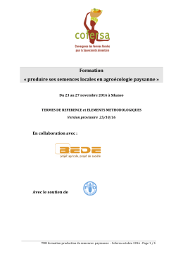 Pour en savoir plus sur le programme