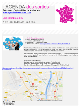 Imprimer - Agenda des sorties