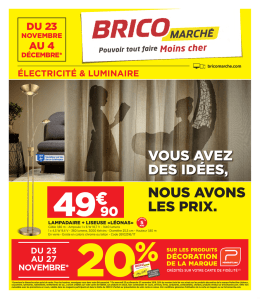 vous avez des idées, nous avons les prix.