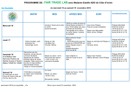 (PRENOM + NOM DU PARTENAIRE) du 13/03/2009