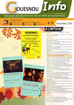 Gouesnou info NOVEMBRE 2016