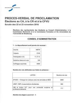 proces-verbal de proclamation