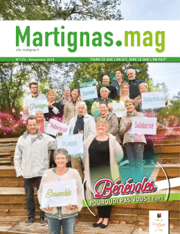 Martignas.mag novembre 2016 - Mairie de Martignas-sur