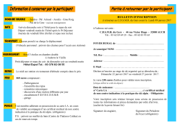 Programme - Inscriptions