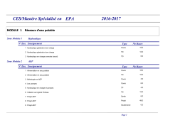 CES/Mast&egrave;re Sp&eacute;cialis&eacute; en EPA 2016-2017
