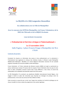 Programme de la journée