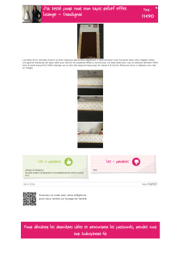 J`ai test&eacute; pour vous mon tapis relief effet losange &ndash; Daudignac