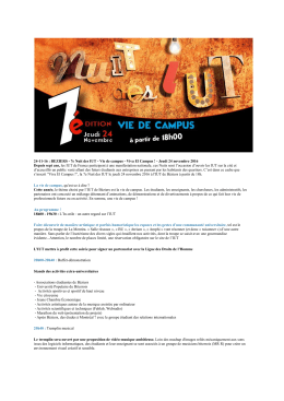 24-11-16 : BEZIERS - 7e Nuit des IUT - Vie de campus