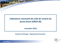 novembre 2016 - Institut de l`Elevage