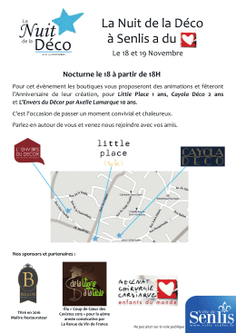 La Nuit de la Déco à Senlis a du