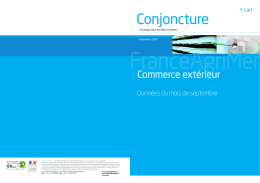 Commerce ext&eacute;rieur lait et produits laitiers