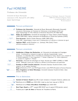color1Paul color1HONEINE &ndash; Professeur des