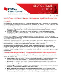 Géopolitique en bref