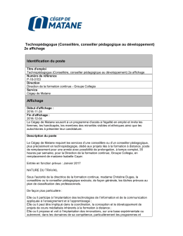 Voici le prénom «Firstname - Réseau Info Éducation AMEQ en ligne