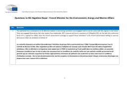 Committee of Inquiry into Emission Measurements in the Automotive
