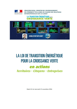 Télécharger le dossier sur la mise en oeuvre de la loi de transition