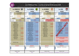 convocation U8-9 - U6-7 du 26