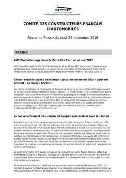 Revue de presse du 24 novembre