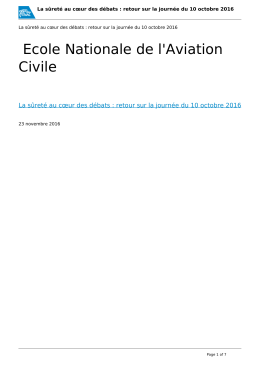 La sûreté au cœur des débats : retour sur la journée du 10