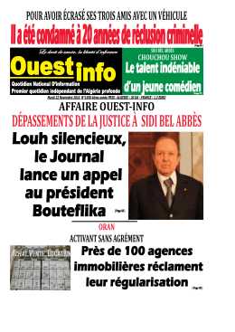 Mardi 22 Novembre 2016 - Ouest-Info