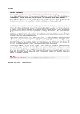 RSC 2001. 153, obs. B. Bouloc
