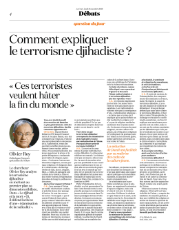 1121 Le djihad et la mort (Olivier Roy)