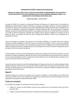 EOI - Individual Consultant - AfCoP Business Plan Consultant