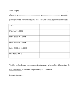 Je soussign&eacute;