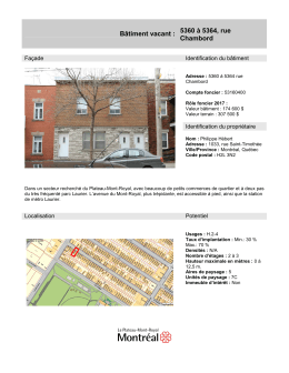 5360-5364, rue Chambord