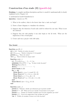 Construction d`un stade (II) (guer05-2a)