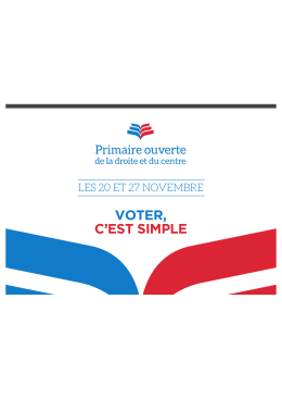 voter, c`est simple