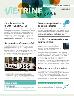 express - CIUSSS de l`Estrie