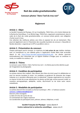 Nuit des ondes gravitationnelles