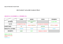 RESTAURANT SCOLAIRE CHARLES PÉGUY