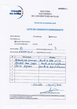 CA - Coll&egrave;ge B - Liste Ensemble