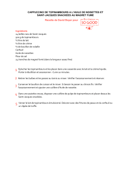 voir la recette - Bordeaux SO Good