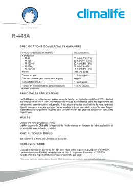 Fiche technique Solstice N40