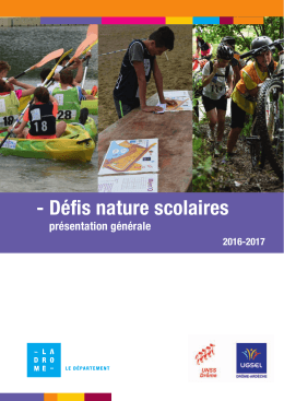 Pr&eacute;sentation des D&eacute;fis nature 2016-2017 (PDF / 824,3 Ko)