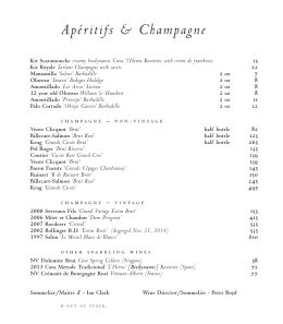 View The Menu